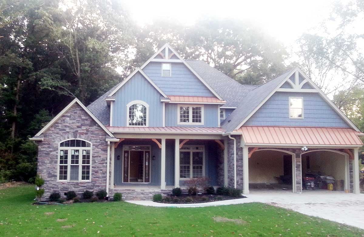 Plan 59657ND: Unique Inviting House Plan - Image #5 - Craftsman, European, Traditional