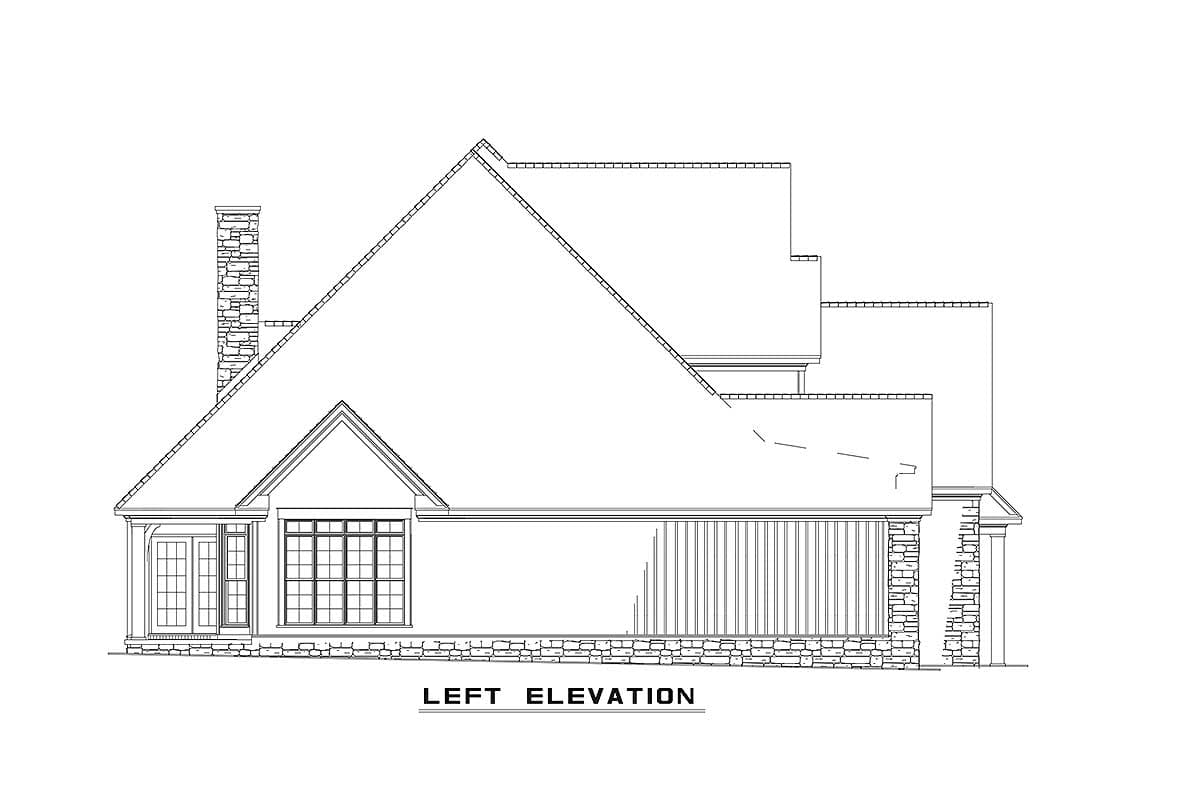Plan 59657ND: Unique Inviting House Plan - Image #23 - Craftsman, European, Traditional