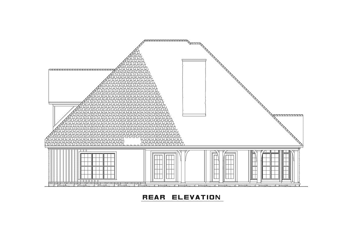 Plan 59657ND: Unique Inviting House Plan - Image #24 - Craftsman, European, Traditional