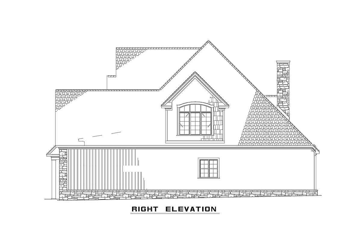 Plan 59657ND: Unique Inviting House Plan - Image #25 - Craftsman, European, Traditional