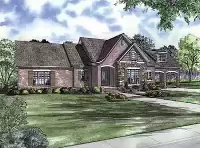 Traditional House Plan with Future Game Room