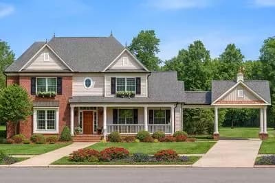 4-Bed House Plan with Wrapping Front Porch