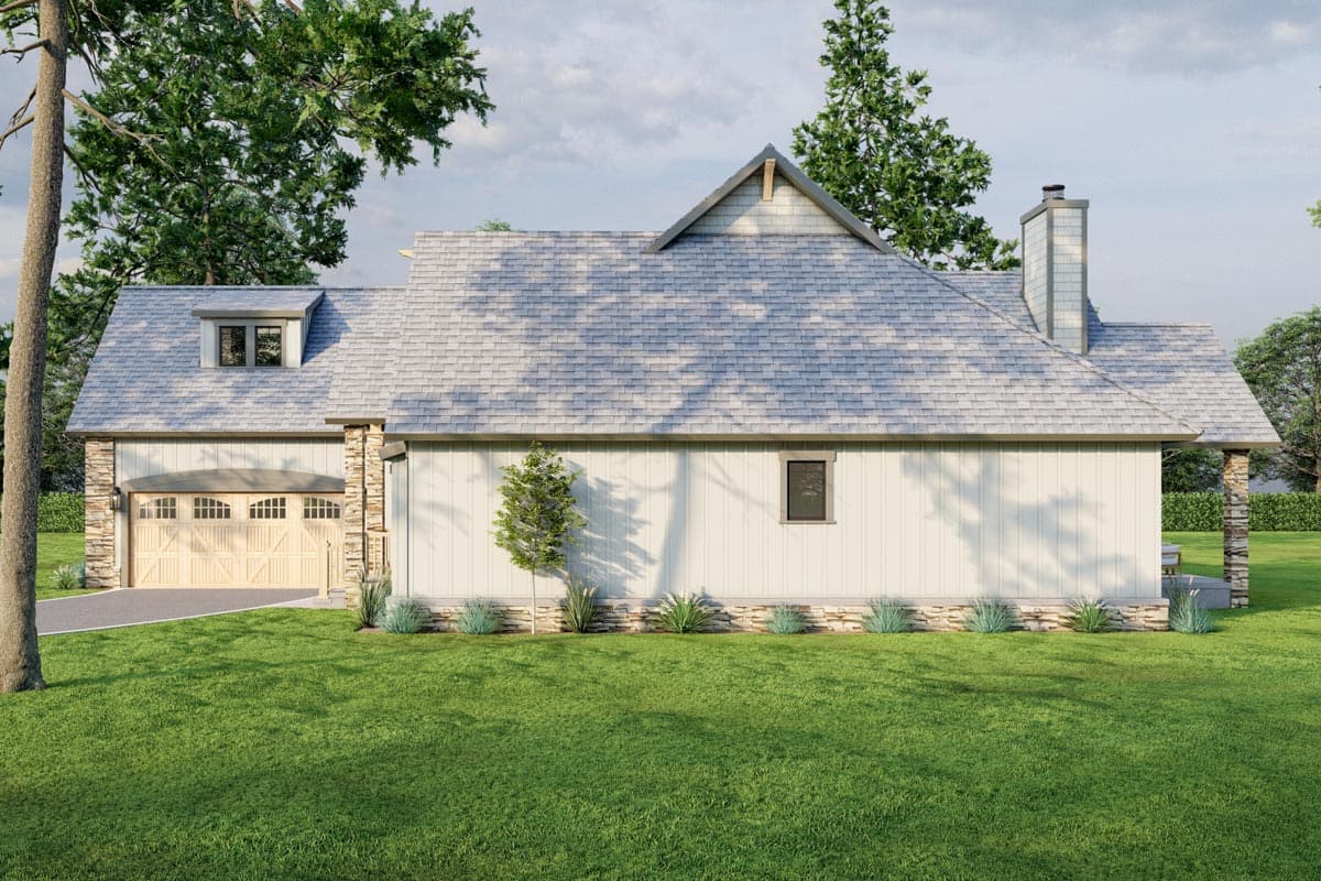 Plan 59740ND: 3-Bed Craftsman House Plan Under 1900 Square Feet with 2-Car Garage - Image #16 - Country, Craftsman, Ranch, Rustic