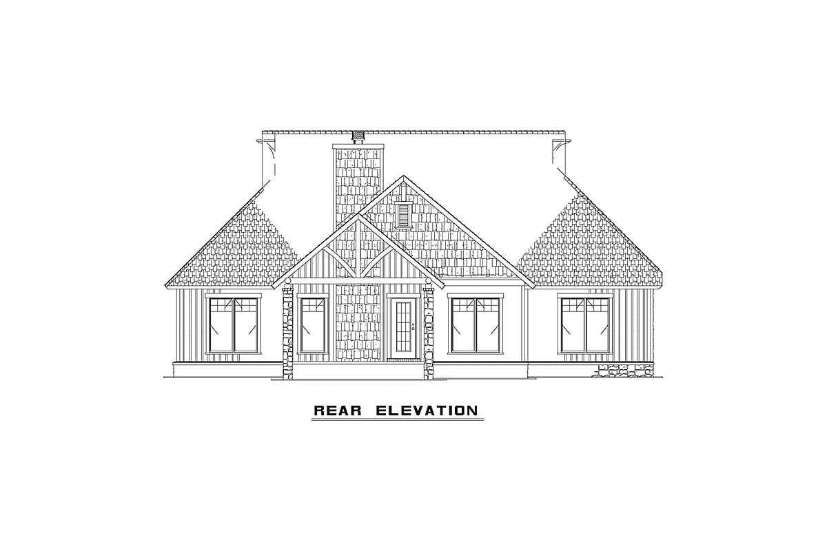 Plan 59740ND: 3-Bed Craftsman House Plan Under 1900 Square Feet with 2-Car Garage - Image #20 - Country, Craftsman, Ranch, Rustic
