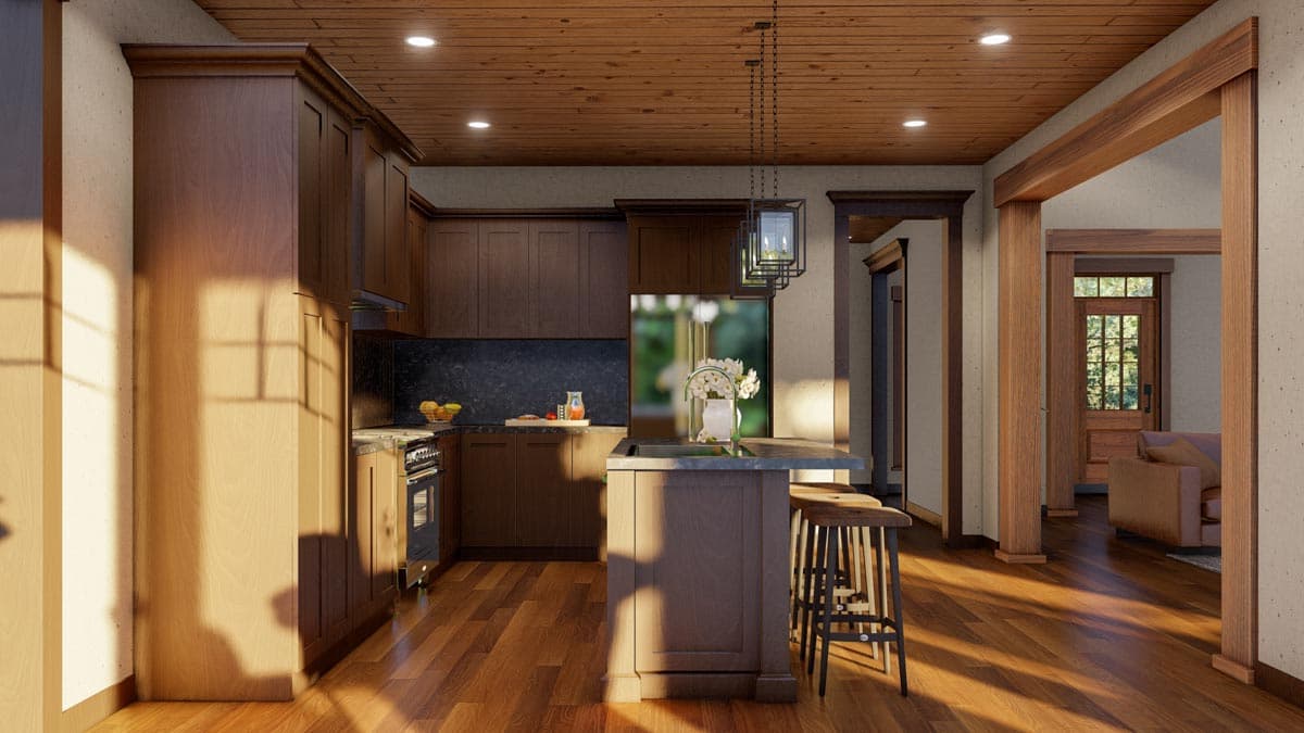 Plan 59743ND: Craftsman Cottage with Street Appeal - Image #16 - Cottage, Country, Craftsman, Ranch, Rustic, Traditional