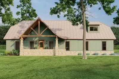 Craftsman Cottage with Street Appeal