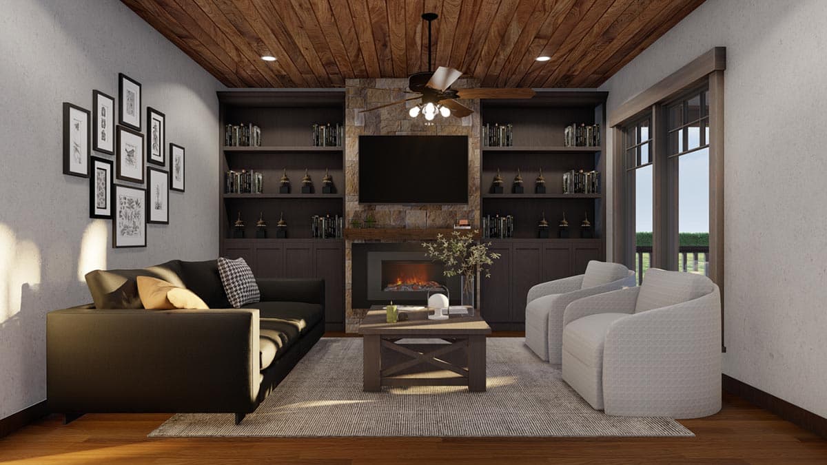 Plan 59767ND: Craftsman Cottage Built for Entertaining - 1654 Sq Ft - Image #10 - Cottage, Country, Craftsman, Mountain, Rustic, Vacation