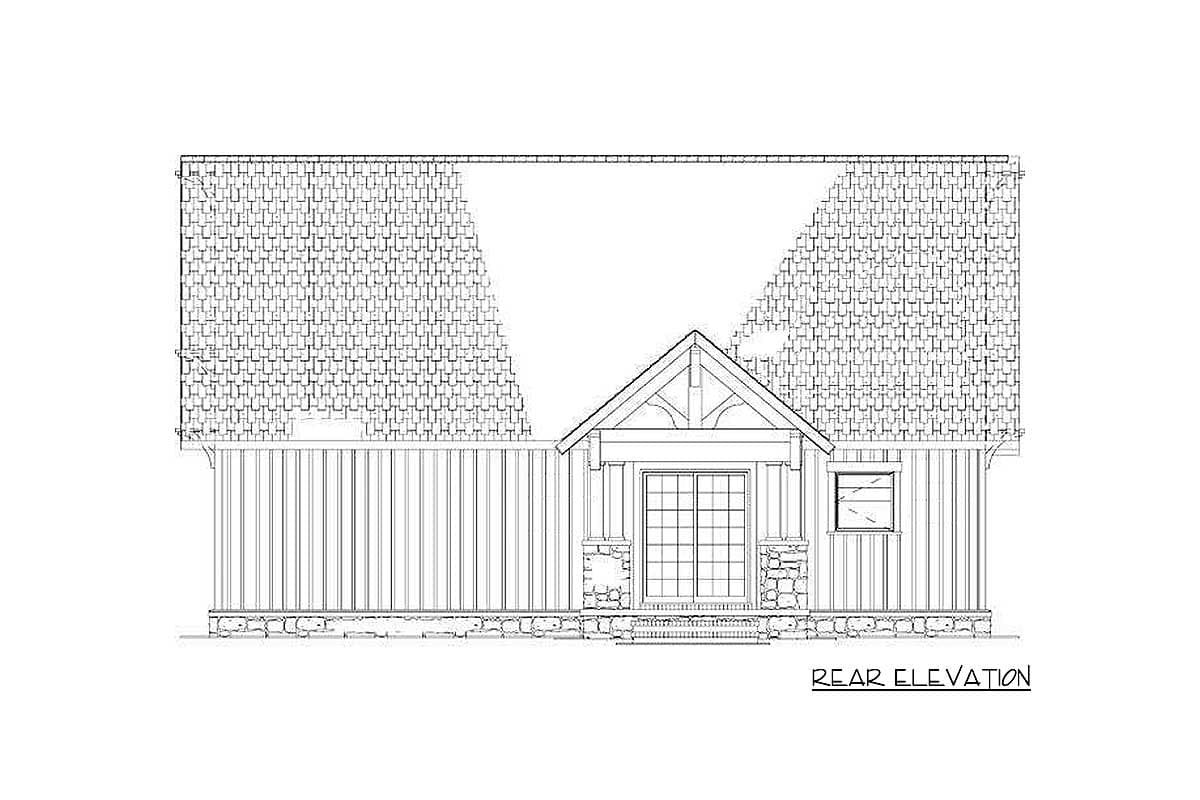 Plan 59767ND: Craftsman Cottage Built for Entertaining - 1654 Sq Ft - Image #17 - Cottage, Country, Craftsman, Mountain, Rustic, Vacation