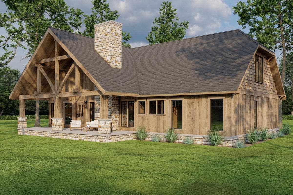 Plan 59768ND: Craftsman Style Home Plan Under 2300 Square Feet - Image #7 - Cottage, Country, Craftsman, Mountain, Rustic, Traditional