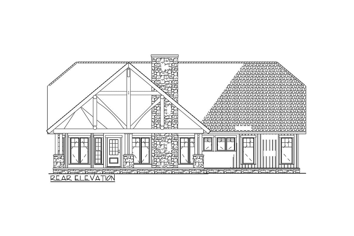 Plan 59768ND: Craftsman Style Home Plan Under 2300 Square Feet - Image #17 - Cottage, Country, Craftsman, Mountain, Rustic, Traditional