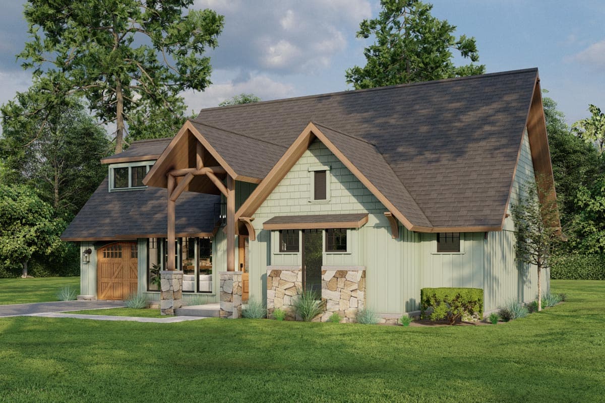 Plan 59771ND: Getaway Craftsman Vacation - Image #8 - Craftsman, Vacation