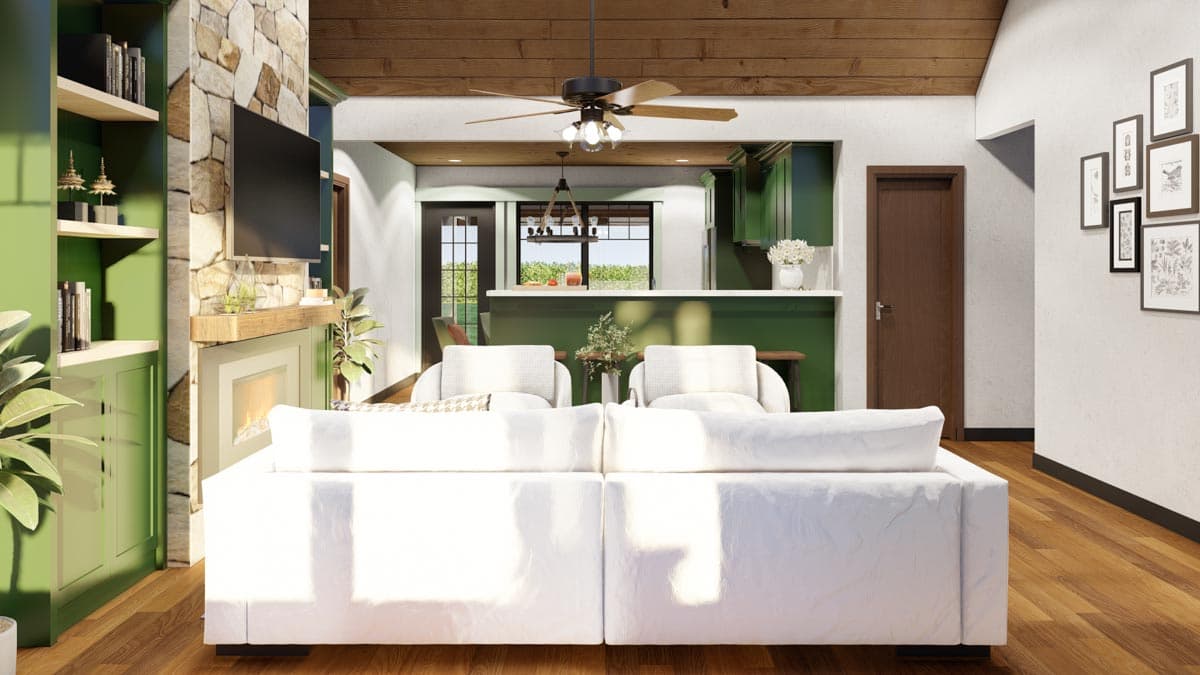 Plan 59771ND: Getaway Craftsman Vacation - Image #11 - Craftsman, Vacation
