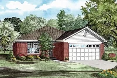 Starter House Plan with Options - 1356 Sq Ft