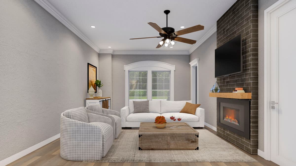 Plan 59796ND: 2 Story Quadplex with Matching 1286 Square Foot 2 Bed Units - Image #7 - Traditional