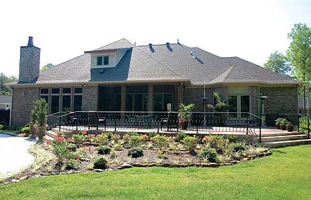 Plan 59798ND: Master  Suite with Corner Fireplace - Image #14 - Southern, Traditional