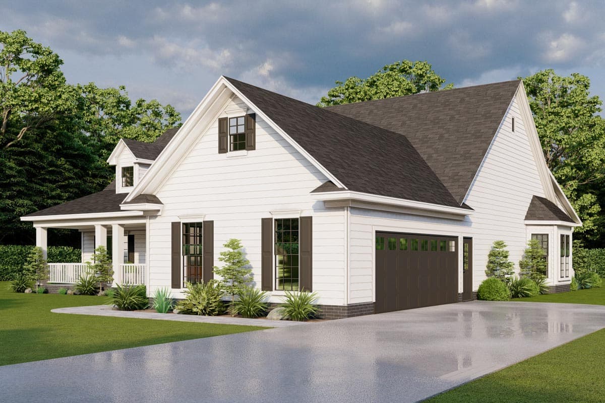 Plan 5980ND: Country Home Plan with Grilling Patio - Image #8 - Country, Farmhouse, Modern Farmhouse, Ranch, Southern, Traditional