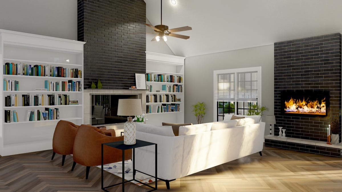 Plan 5980ND: Country Home Plan with Grilling Patio - Image #9 - Country, Farmhouse, Modern Farmhouse, Ranch, Southern, Traditional