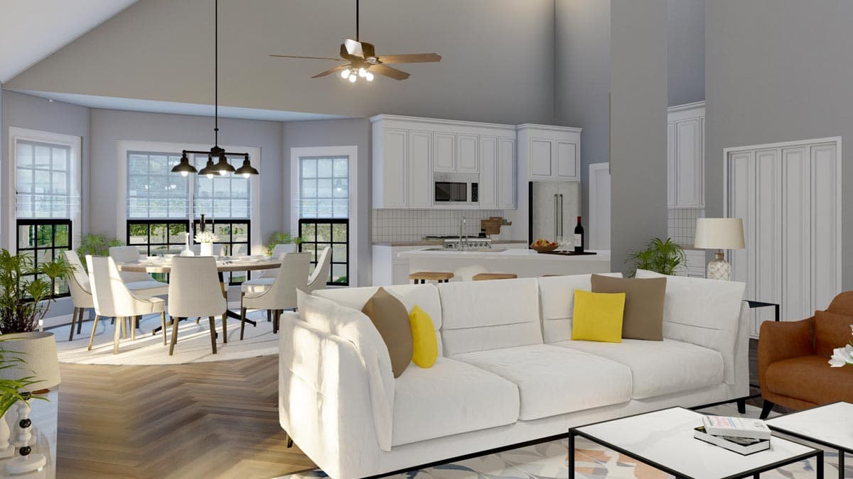 Plan 5980ND: Country Home Plan with Grilling Patio - Image #10 - Country, Farmhouse, Modern Farmhouse, Ranch, Southern, Traditional