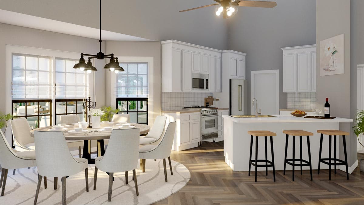 Plan 5980ND: Country Home Plan with Grilling Patio - Image #11 - Country, Farmhouse, Modern Farmhouse, Ranch, Southern, Traditional