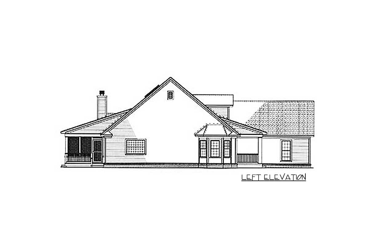 Plan 5980ND: Country Home Plan with Grilling Patio - Image #18 - Country, Farmhouse, Modern Farmhouse, Ranch, Southern, Traditional