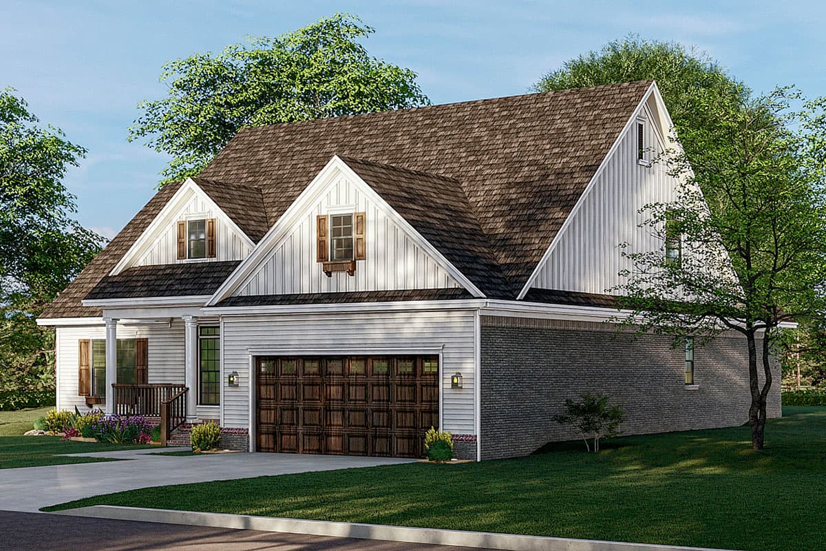 Plan 59809ND: 3-Bed House Plan with Great Room for Entertaining - 1723 Sq Ft - Image #4 - Country, New American, Traditional