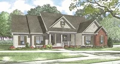 Compact Southern Home Plan - 2783 Sq Ft - Architectural Designs