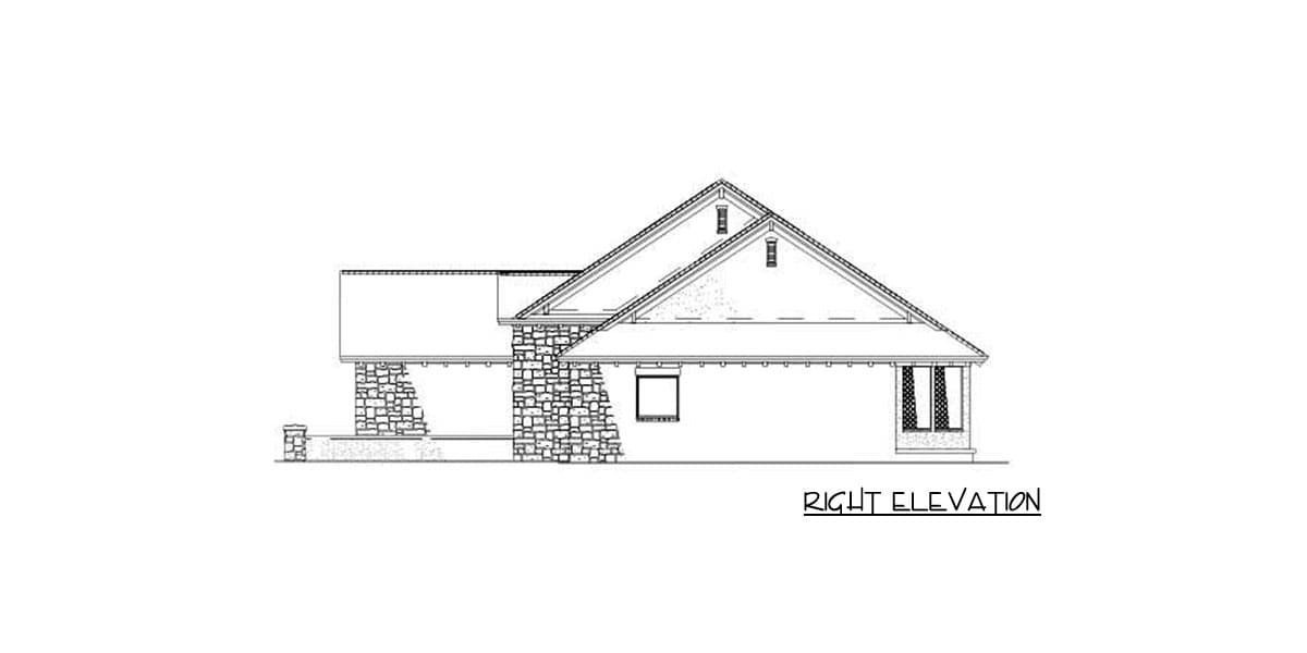 Plan 59851ND: Open Floor Plan with Courtyard - Image #11 - European, Tuscan