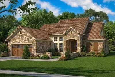 Open Floor Plan with Courtyard