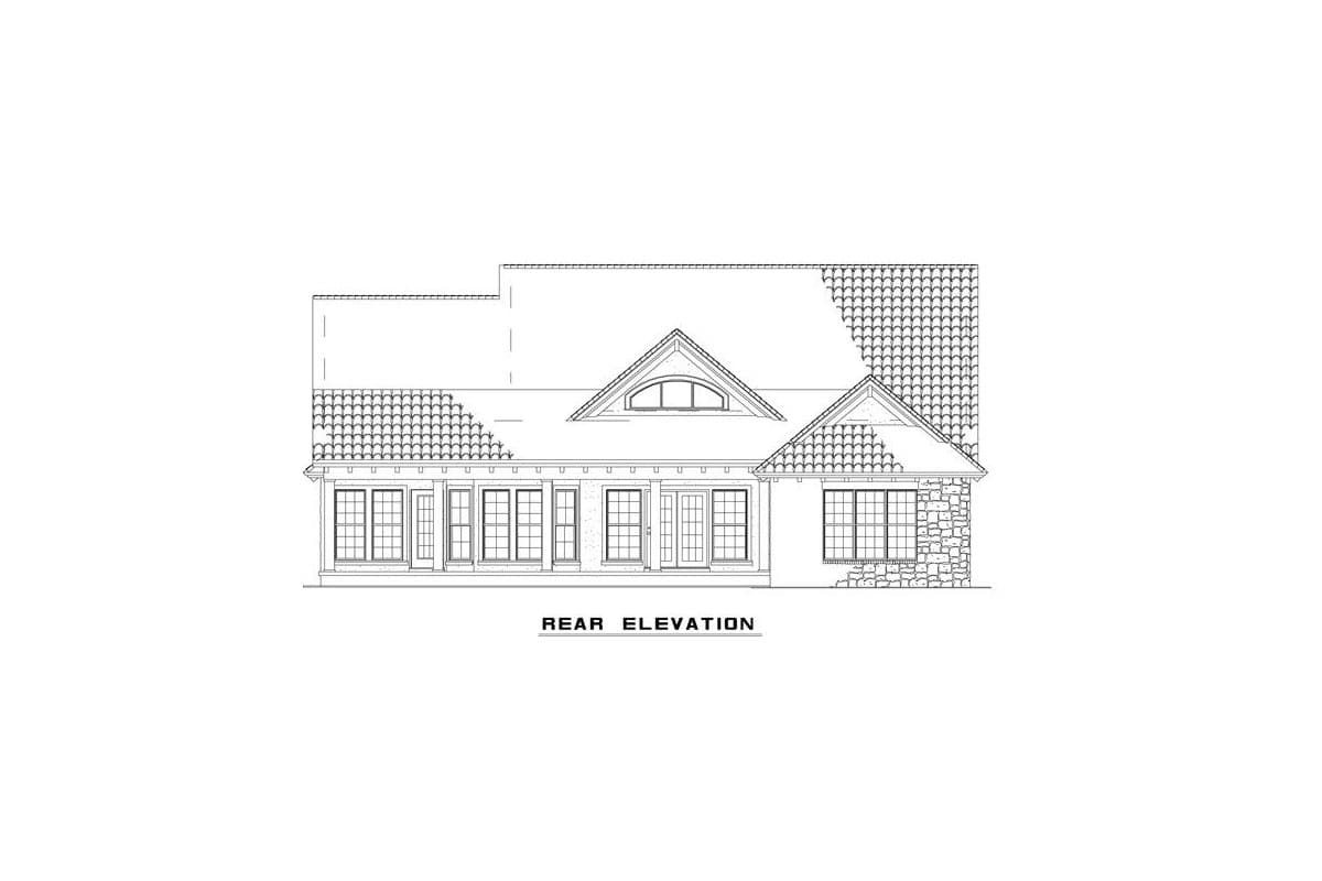 Plan 59859ND: Tuscan Home Plan With Home Theater - Image #13 - European, Tuscan