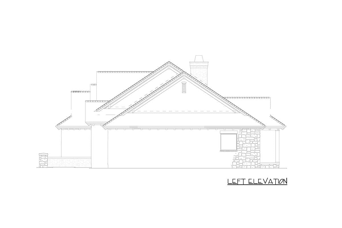 Plan 59868ND: Tuscan Villa - Image #14 - European, Hill Country, Tuscan