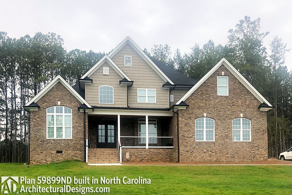 build gallery item - House Plan 59899ND comes to life in North Carolina