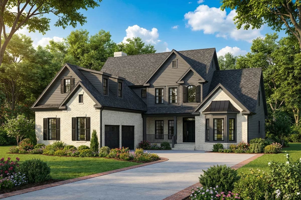 Plan image - 5990ND:Charming 4 Bedroom, 2.5 Bath Southern Style House Plan - 2,886 Sq Ft