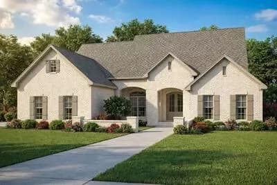 4-Bed Traditional House Plan with Bonus Room
