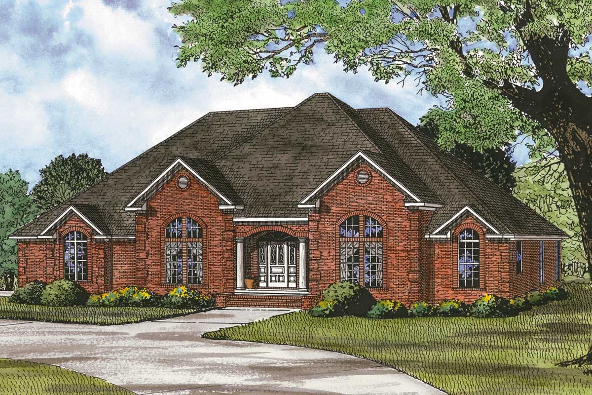 Plan 59914ND: Traditional House Plan with In-Law Suite - Image #5 - Traditional