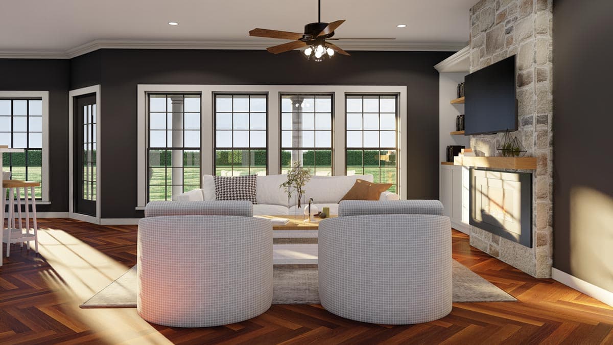 Plan 5994ND: Country Home Plan with Lots of Bonus Space - Image #12 - Country, Ranch, Traditional