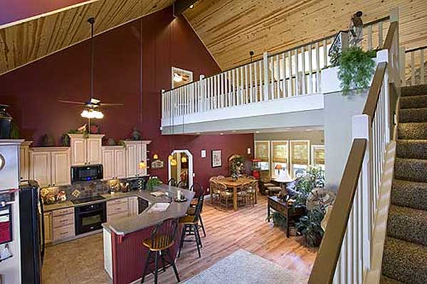 Plan 59981ND: Rustic Country Home Plan with Vaulted Spaces - 2704 Sq Ft - Image #8 - Cabin, Country, Mountain, Rustic, Vacation