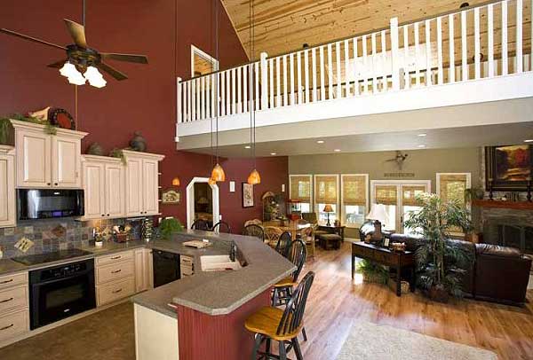 Plan 59981ND: Rustic Country Home Plan with Vaulted Spaces - 2704 Sq Ft - Image #7 - Cabin, Country, Mountain, Rustic, Vacation