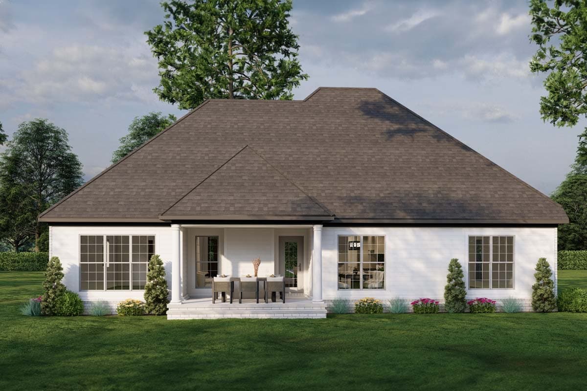Plan 59986ND: Charming 3-Bed House Plan with Open Floor Plan - 1629 Sq Ft - Image #14 - European, Traditional