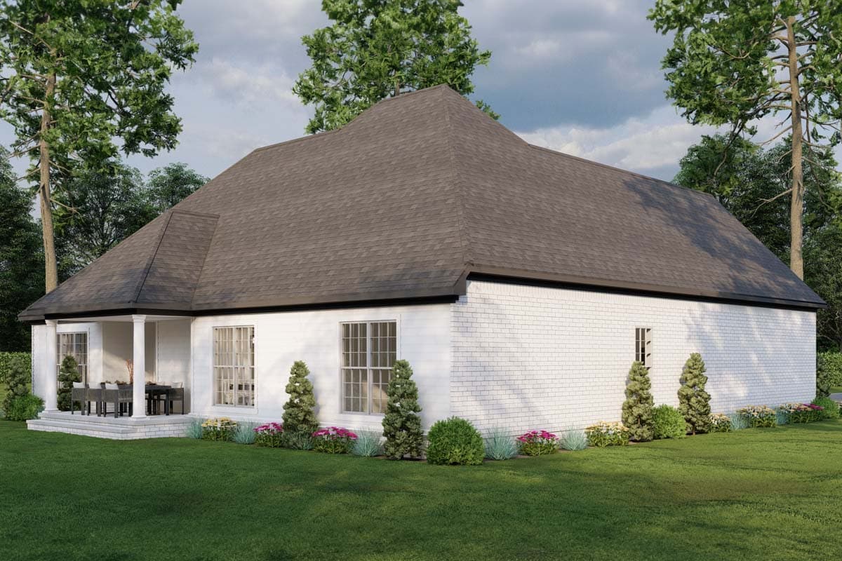 Plan 59986ND: Charming 3-Bed House Plan with Open Floor Plan - 1629 Sq Ft - Image #15 - European, Traditional