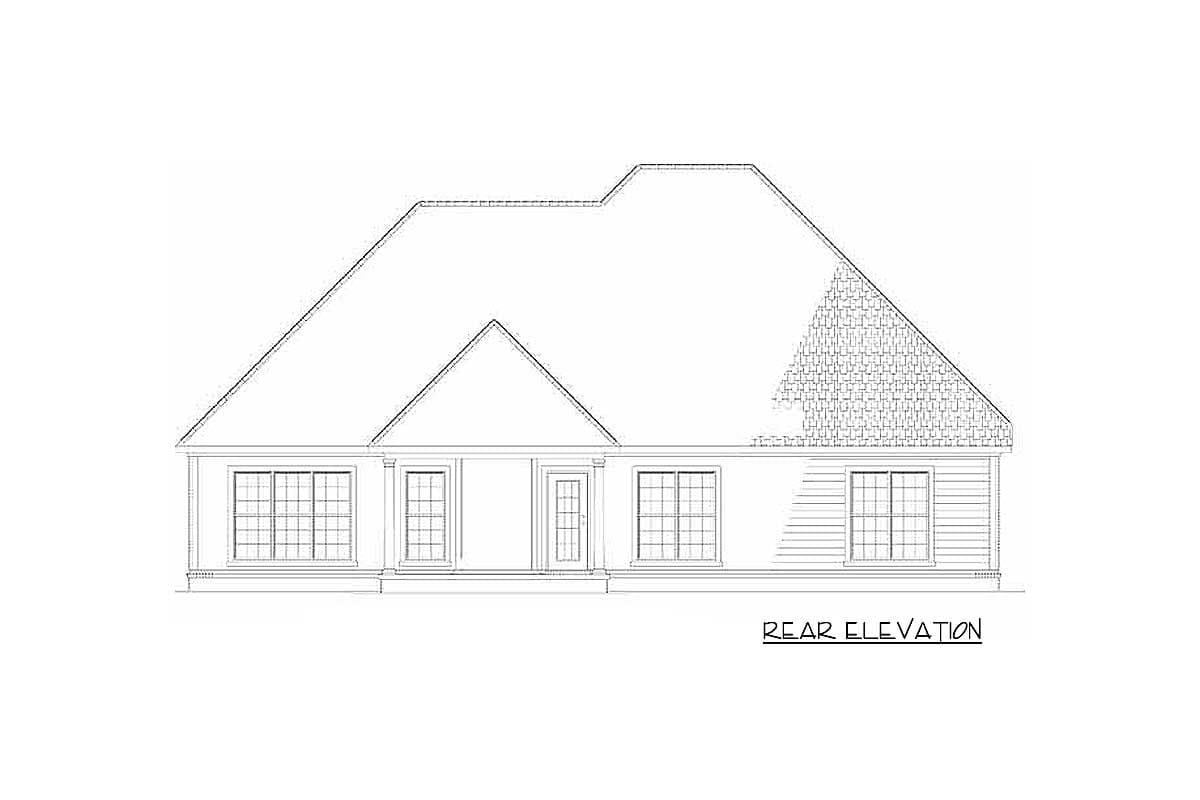 Plan 59986ND: Charming 3-Bed House Plan with Open Floor Plan - 1629 Sq Ft - Image #19 - European, Traditional
