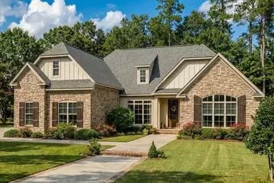 Rustic House Plan with Options