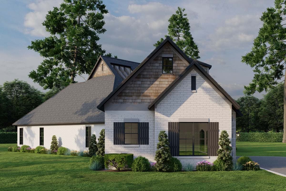 Plan 60505ND: 4-Bed House Plan with Central Atrium - 2716 Sq Ft - Image #12 - Craftsman, Ranch