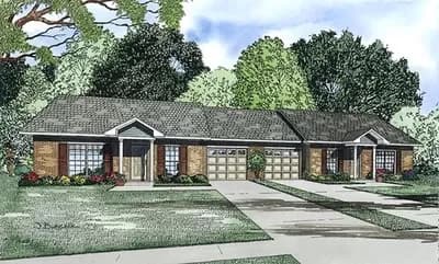 Duplex in Siding or Brick