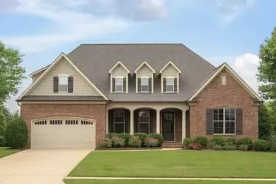 4-Bedroom Southern Traditional House Plan with Bonus and Outdoor Fireplace