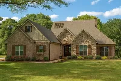 Open Air Atrium Home Plan