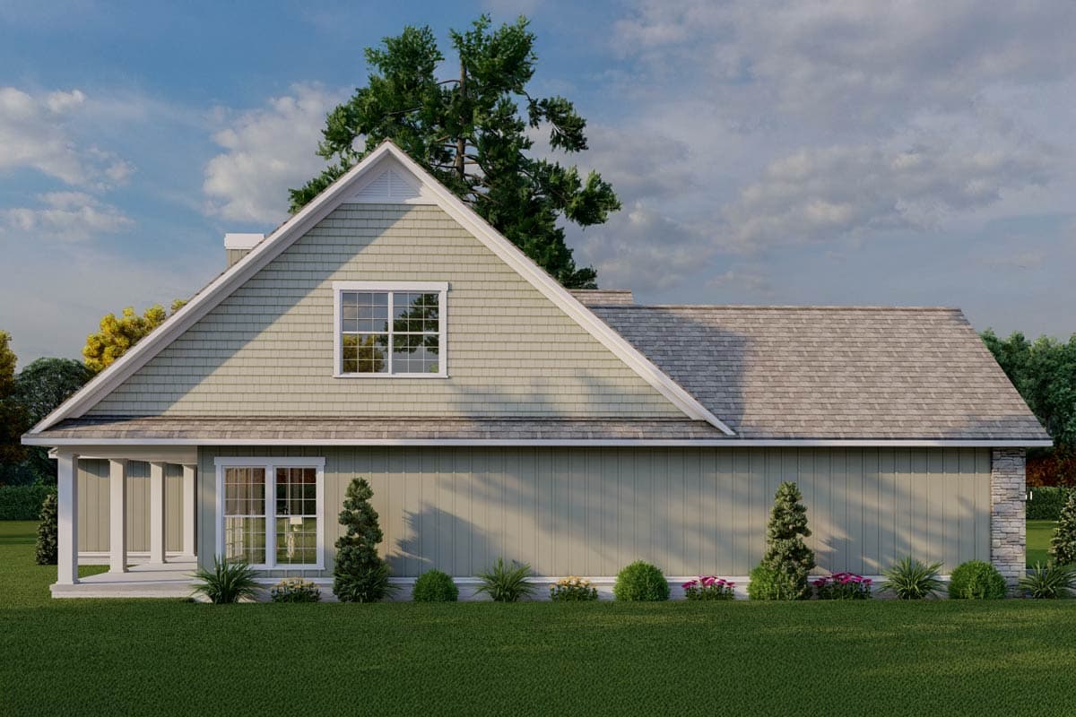Plan 60536ND: Charming Stone Cottage with Bonus Level - Image #5 - Cottage, Craftsman, European, Traditional
