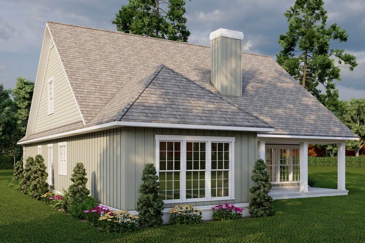 Plan 60536ND: Charming Stone Cottage with Bonus Level - Image #7 - Cottage, Craftsman, European, Traditional