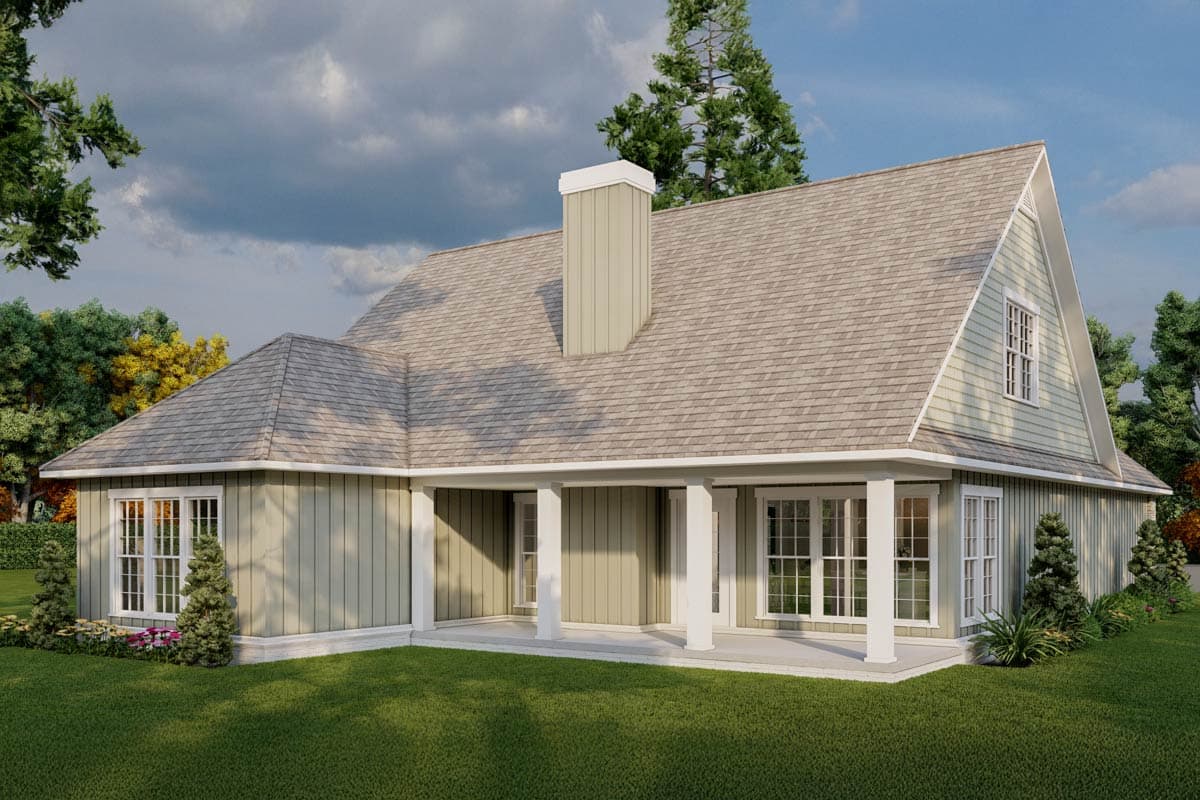 Plan 60536ND: Charming Stone Cottage with Bonus Level - Image #6 - Cottage, Craftsman, European, Traditional