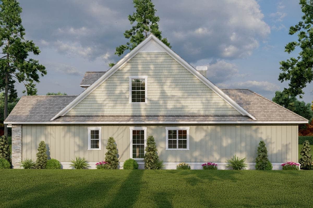 Plan 60536ND: Charming Stone Cottage with Bonus Level - Image #8 - Cottage, Craftsman, European, Traditional