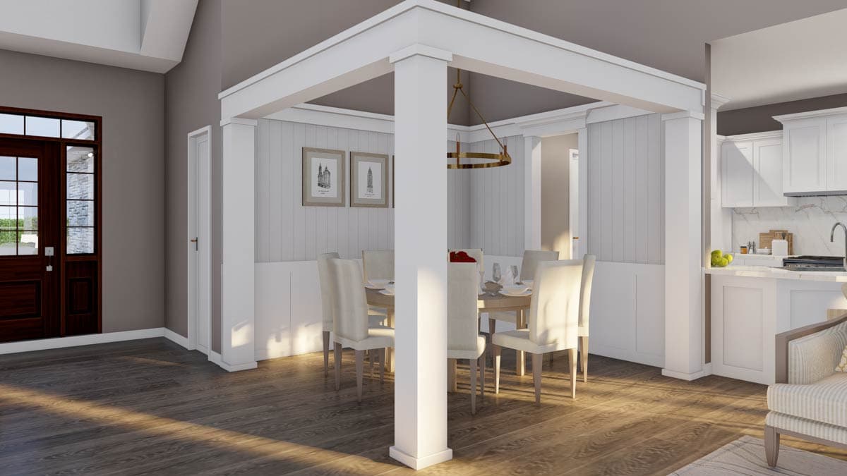 Plan 60536ND: Charming Stone Cottage with Bonus Level - Image #9 - Cottage, Craftsman, European, Traditional